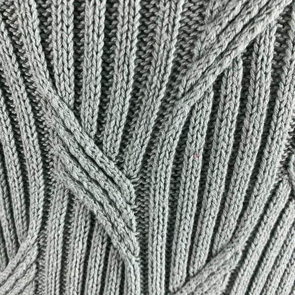 Sonoma Large Cable Knit Sweater Blue Basic Pullover - Picture 5 of 6